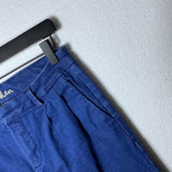 Boden Women's Size 6 R UK 10 R Dark Wash Baggy Wide Leg Jeans Denim Pockets - Picture 7 of 9